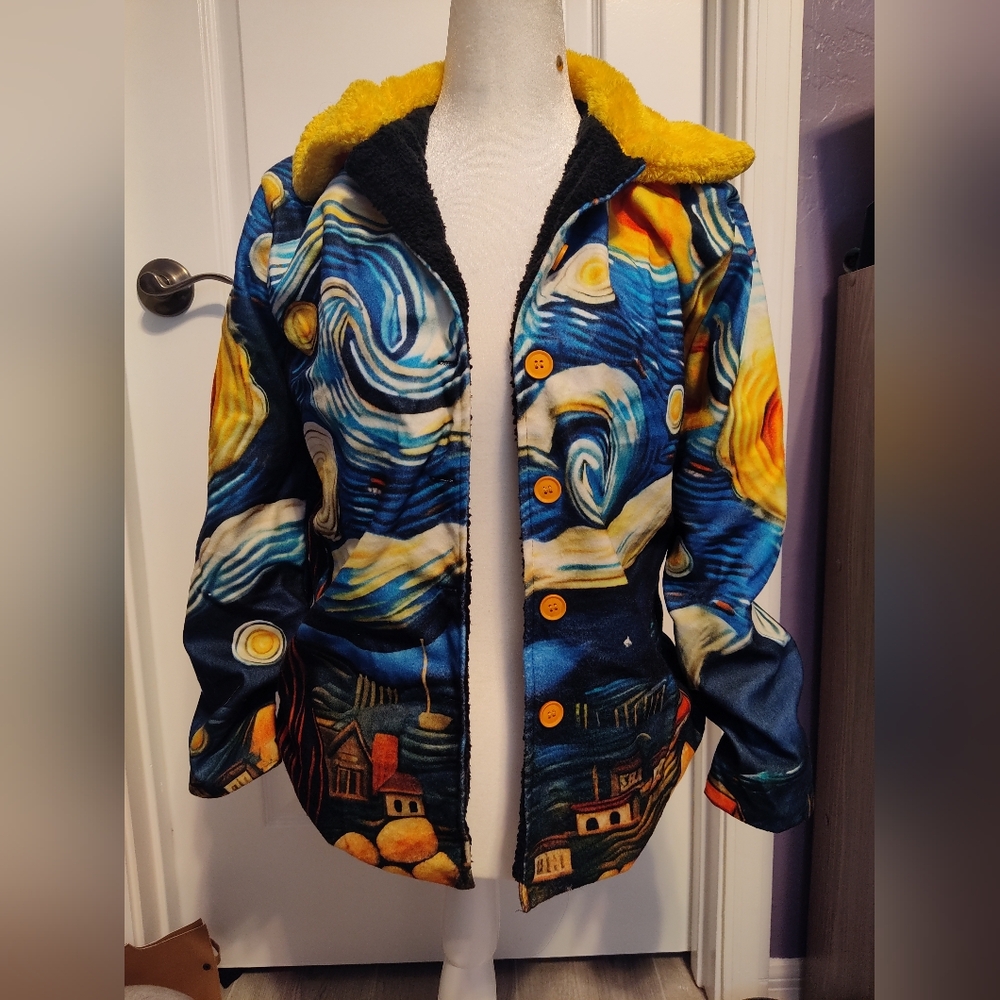 Van Gogh Starry Night Inspired Jacket